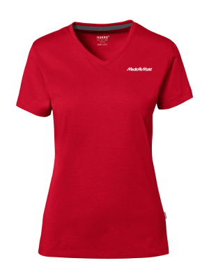 Damen T-Shirt Cotton-Tec Rot